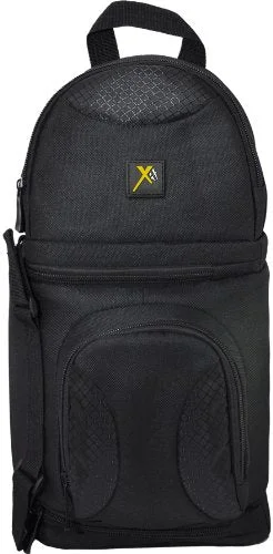 suitcase for international travel ease-Xit Xtbps Deluxe Digital Camera/Video Sling Style Shoulder Bag (Black)