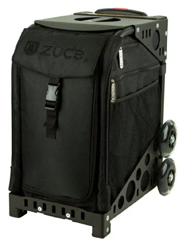 suitcase for ultimate functionality-Zuca Bag Stealth (Black Frame)