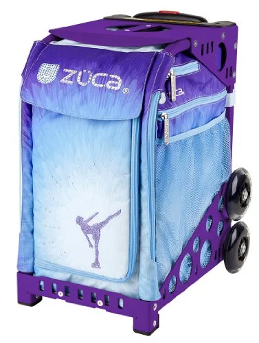 suitcase for smooth airport transitions-Zuca Ice Dreamz Skating Bag - Choose Your Frame Color! (Purple Frame)