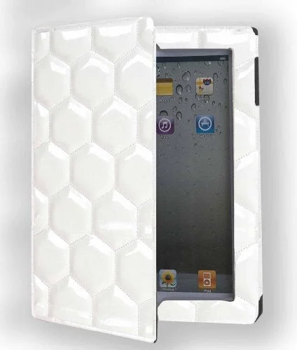 suitcase for eco-conscious packing-Zumer Sport Ipad Cover, Soccer White, One Size